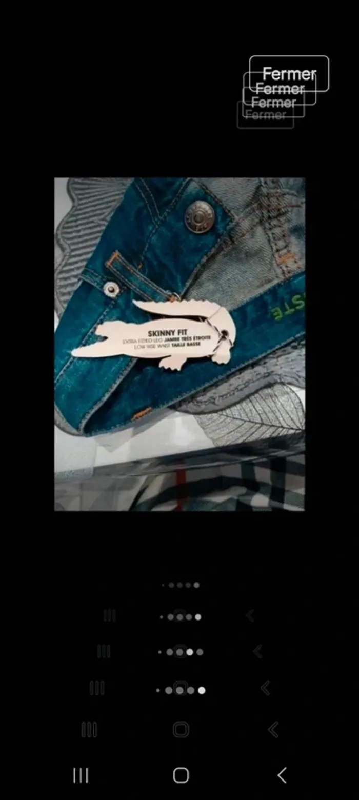 Jean lacoste  skinny fit - photo numéro 4