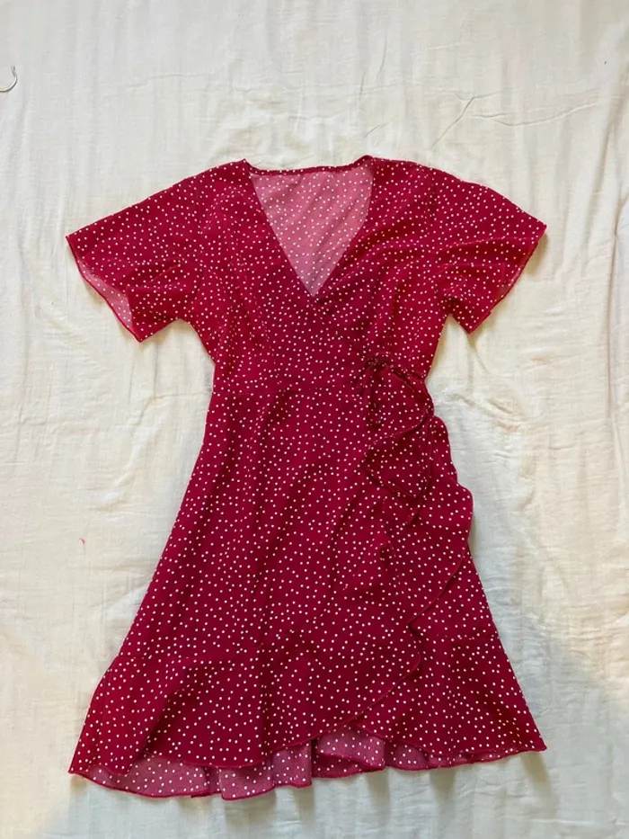 Robe volante rouge Shein
