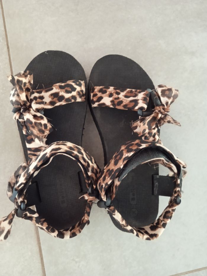 sandales tendance plate forme neuve bellucci - photo numéro 9