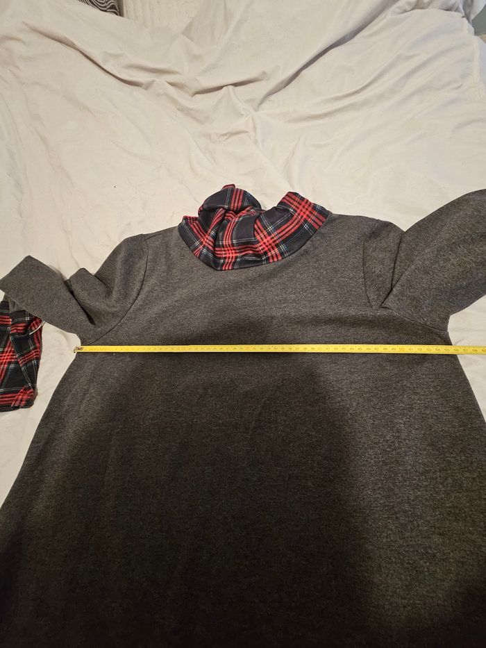 Jolie robe/tunique chaude et
confortable, style casual - esprit
tartan. - photo numéro 9