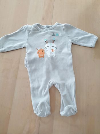 Pyjama bébé dors bien 3 mois lapins