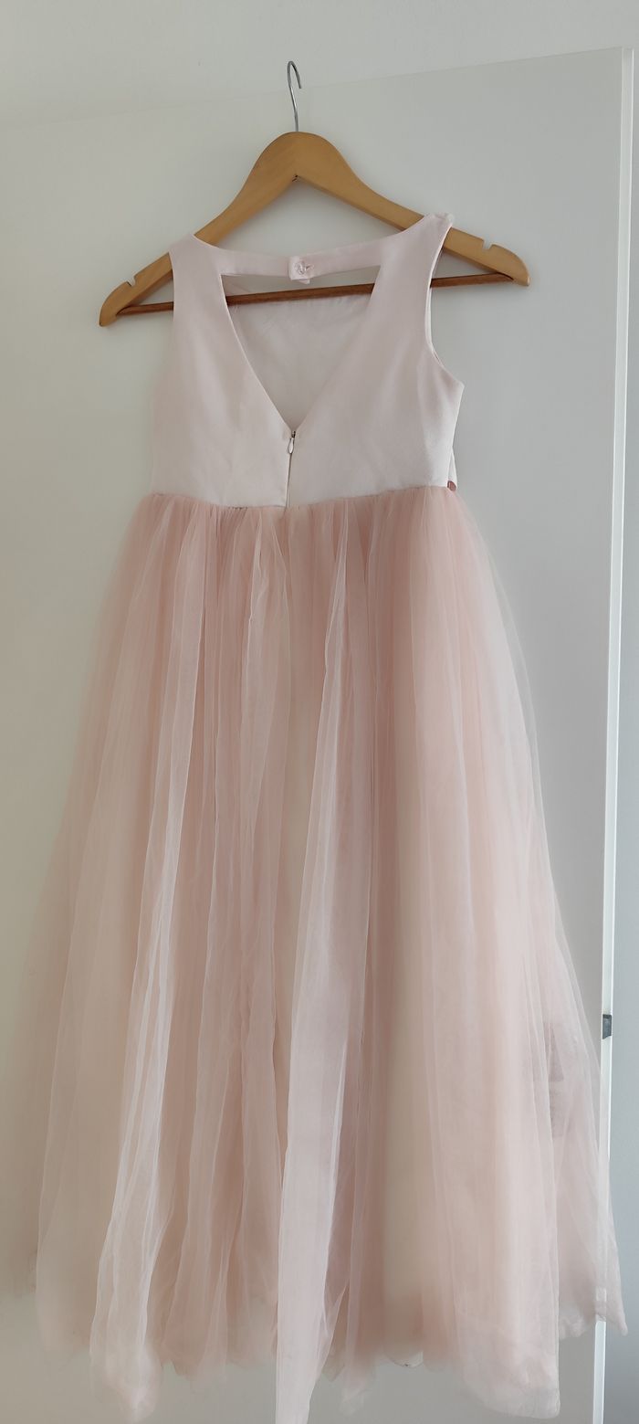 superbe robe longue occasion mariage bapteme taille 10 / 11 ans - photo numéro 2