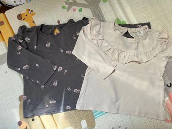Lot de 2 t-shirts manches longues