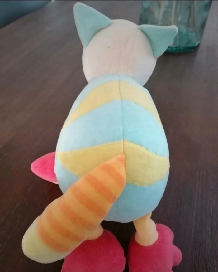 Chat coloré grelot Babysun 30 cm environ - photo numéro 7