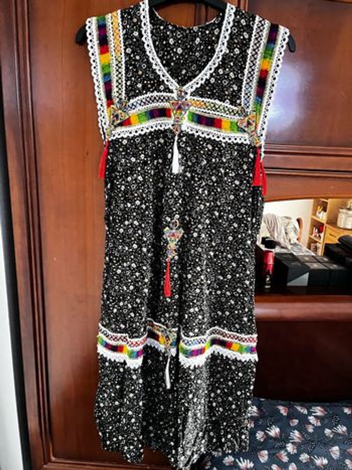 Robe kabyle mi longue pour femme