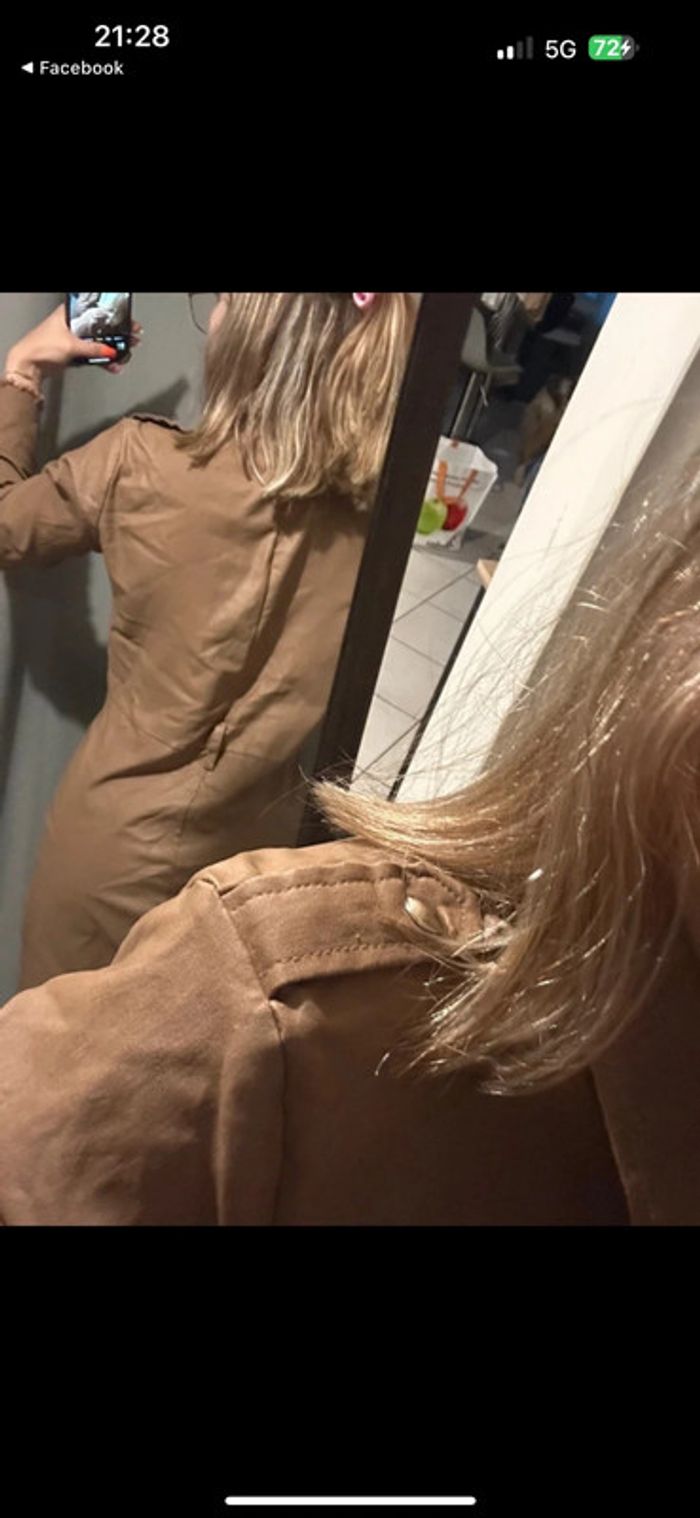 Robe manche longue camel M - photo numéro 4