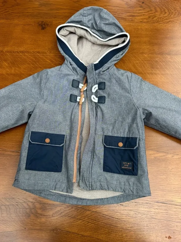 Veste gris en bleu Obaibi 23 mois - photo numéro 3