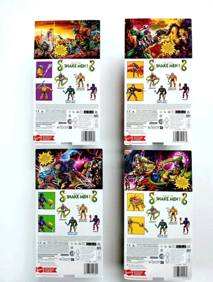 Lot 4 figurines neuves Masters of the Universe Origins He Man - photo numéro 2