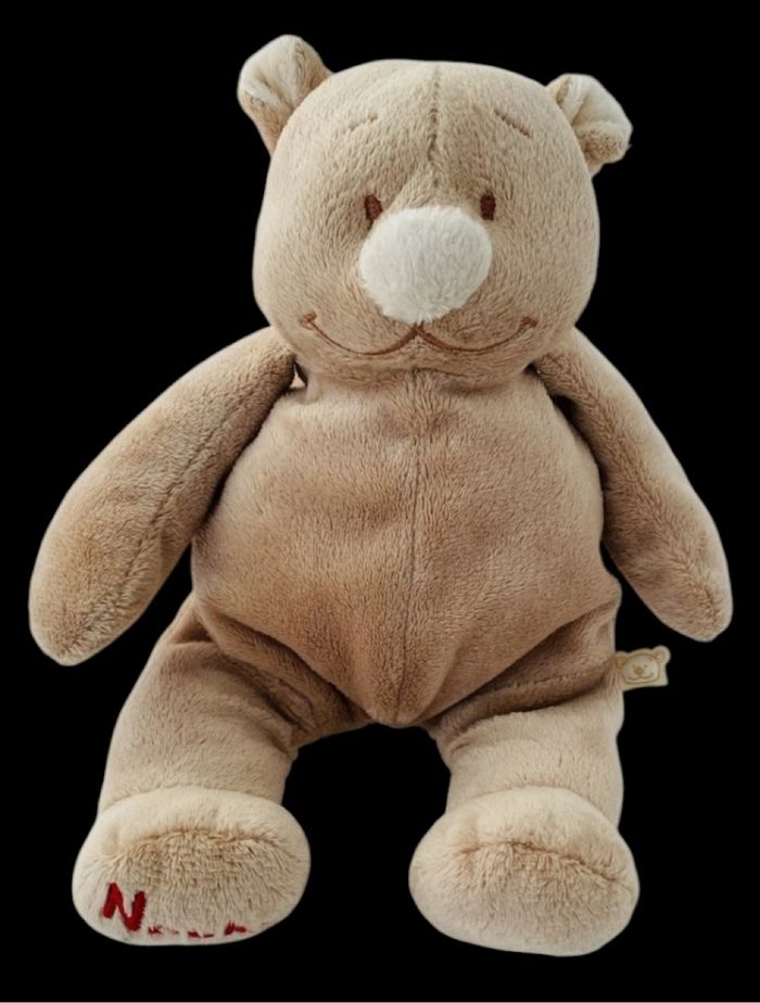❤️  Doudou peluche ours marron beige Nouky NOUKIE’S NOUKIES - photo numéro 2