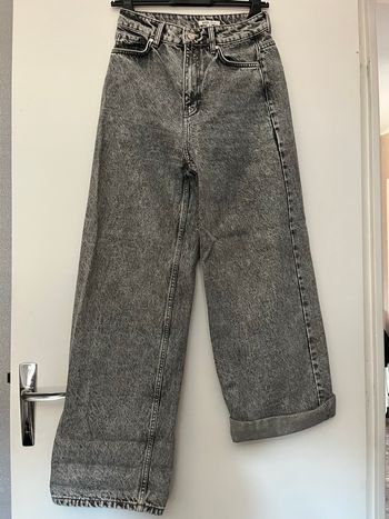 Jean gris pour femme 