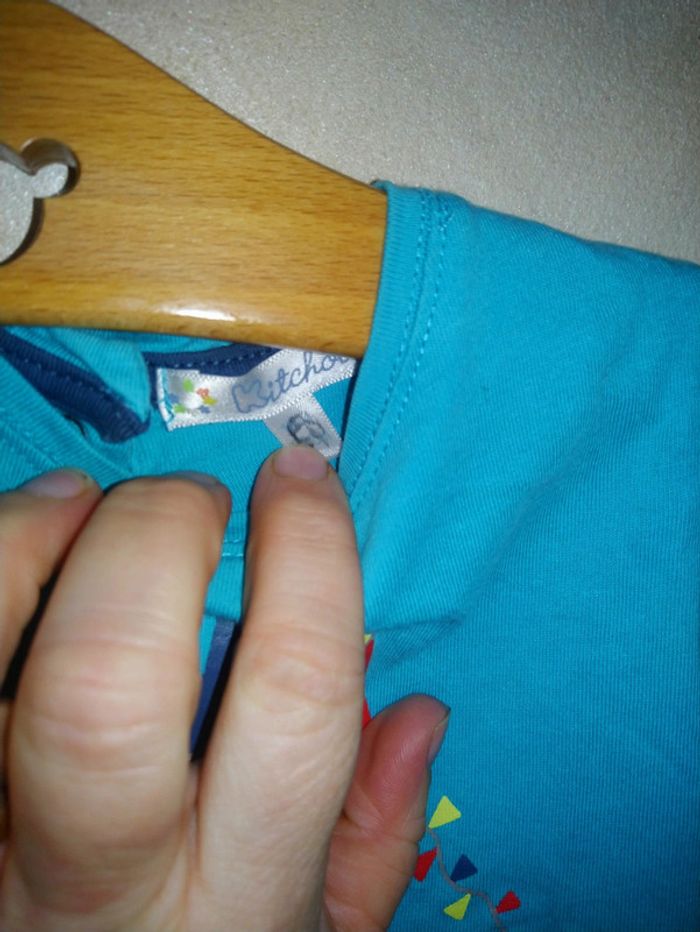 Tee shirt kitchoun taille 18 mois en très bon état - photo numéro 3