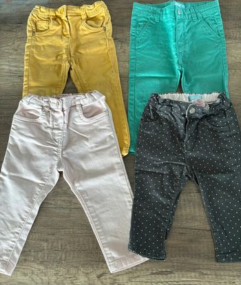 Lot pantalons 12 mois
