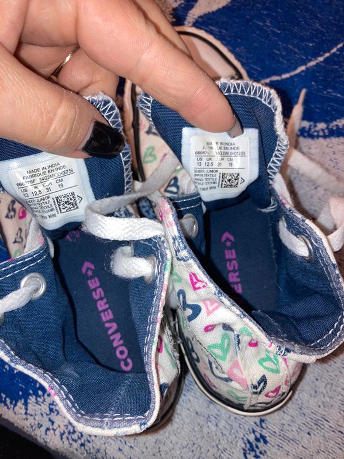 Converse motifs cœurs P31 - photo numéro 8