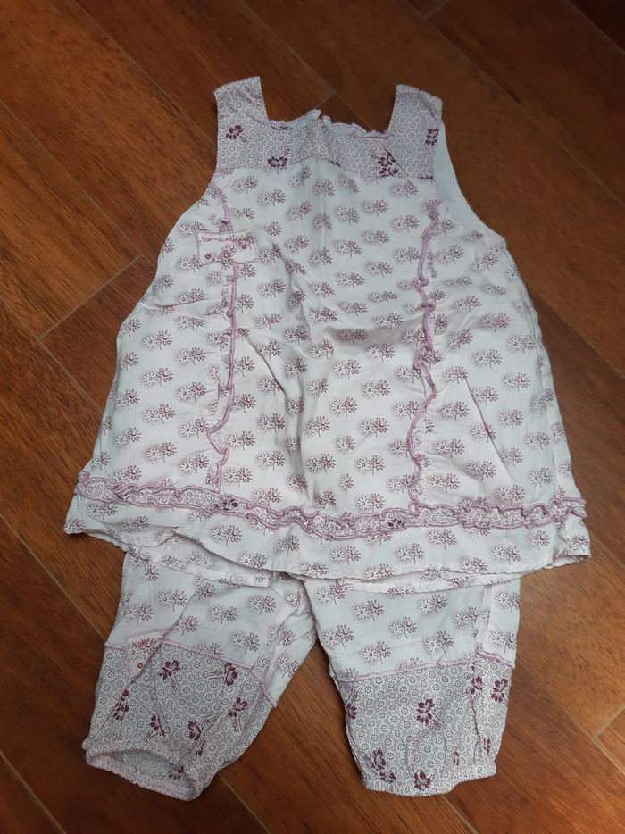 Ensemble 2pièces à fleurs