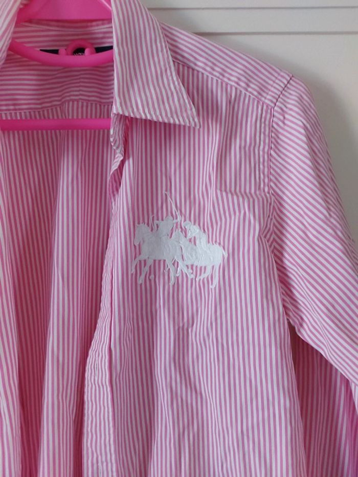 Chemise rayures rose - photo numéro 4