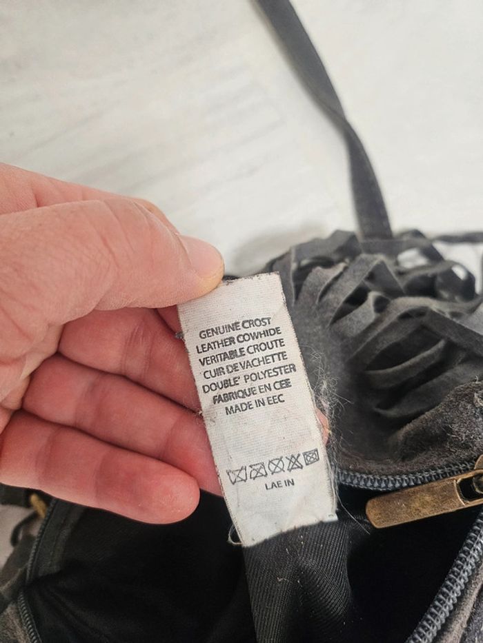 Sac besace bandoulière cuir - photo numéro 2