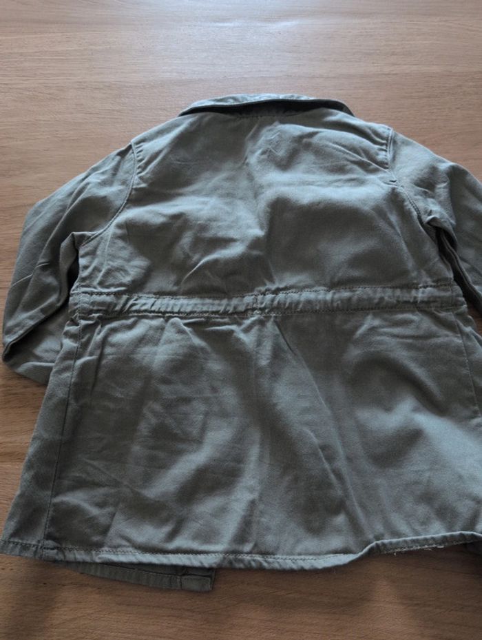 Veste kaki a boutonné - photo numéro 4