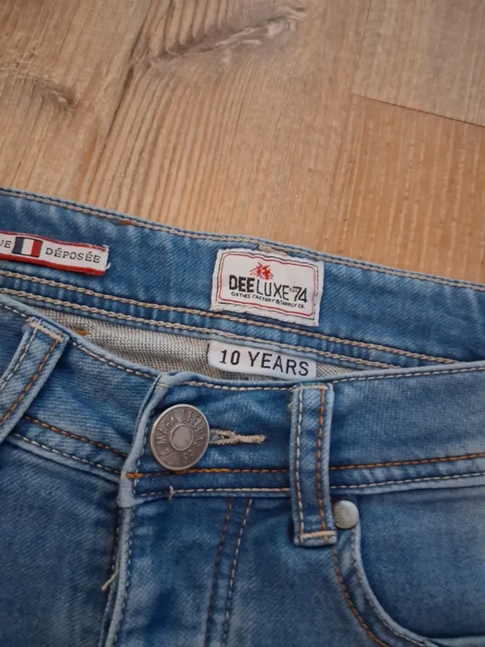 Short en jean taille 10ans deeluxe74 - photo numéro 2