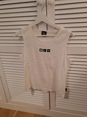 Top débardeur blanc taille XL