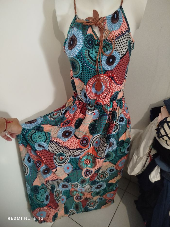 #kytietailleuniquefemme. Robe sans manche taille unique