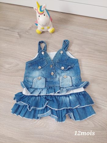 Robe jean 12 mois