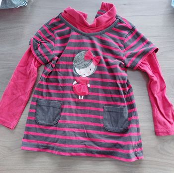 Robe manches longues 2 ans