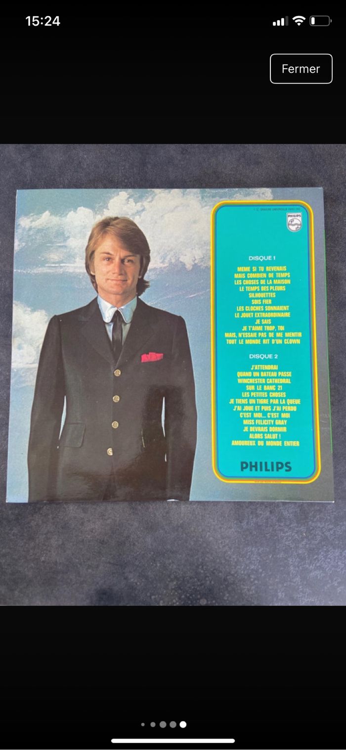 Vinyle 33 tours Super hits Claude François volume 2 - photo numéro 7