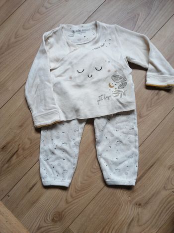Pyjama fin croisé 2pieces