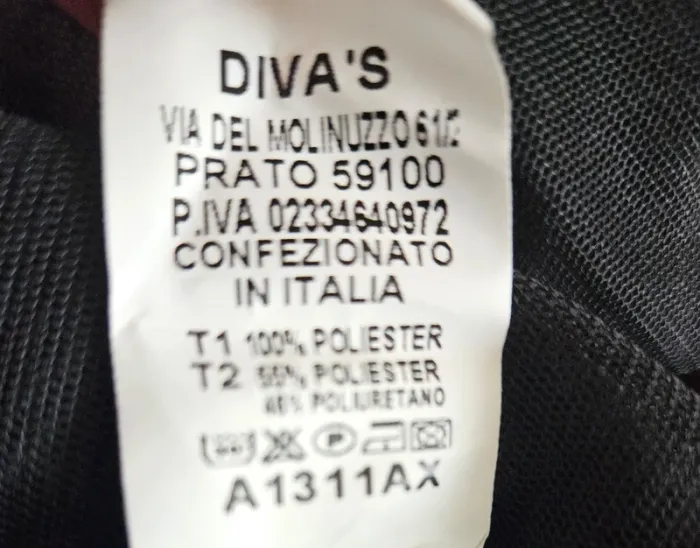 Robe noire simili cuir et tulle Diva's Taille 38 Neuve - photo numéro 7