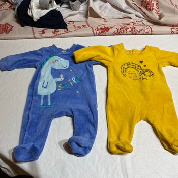 Pyjama manche longue taille 1 mois