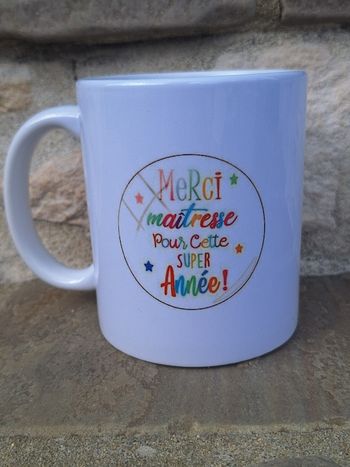 Mug merci maîtresse neuf