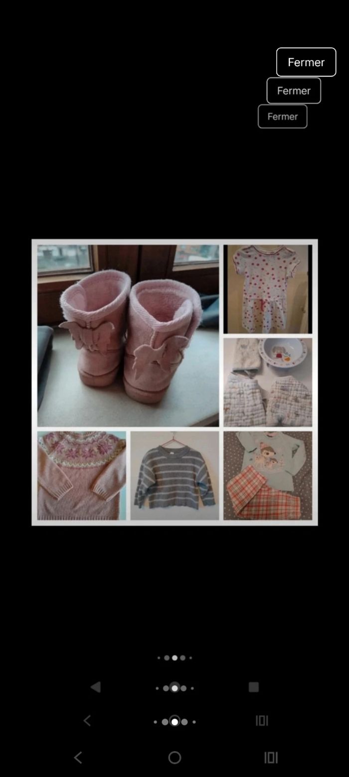 Grand lot de vêtements fille 68-98cm - photo numéro 4