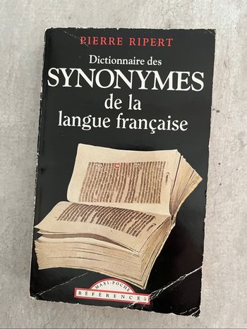Dictionnaire des synonymes de la langue française de Pierre Ripert
