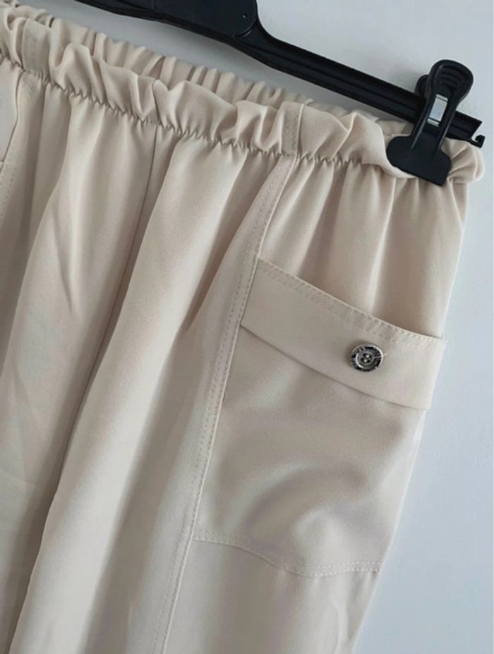 Short cargo beige crème Vintage Y2K T3 40 L - photo numéro 4