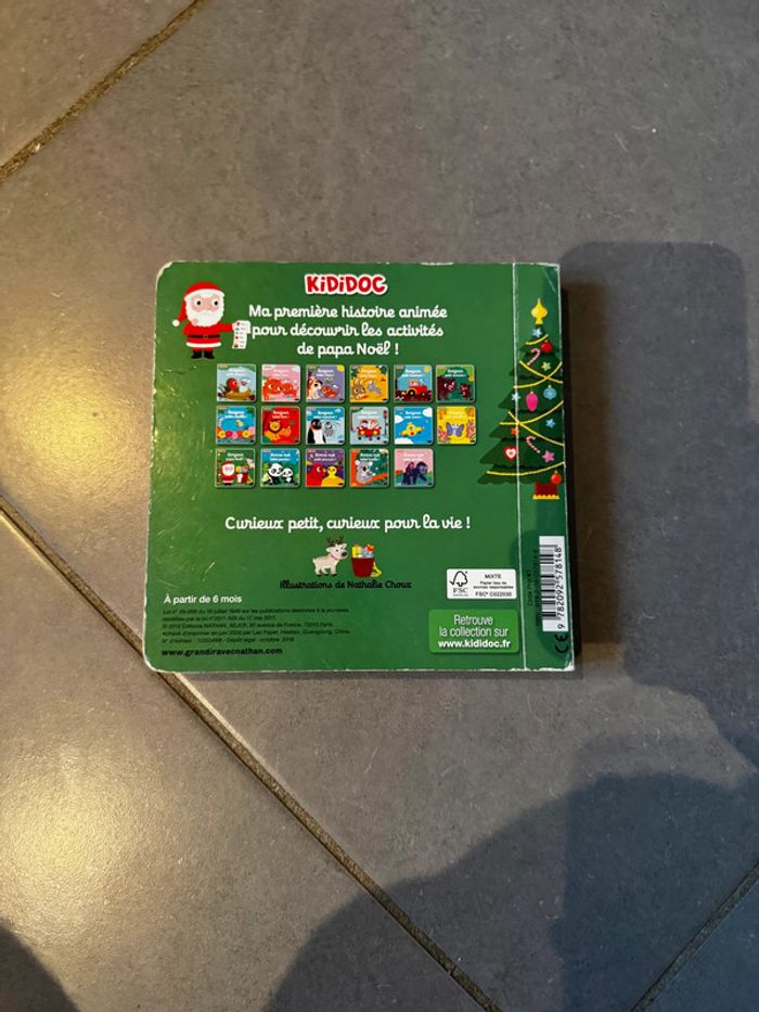Livre / Album - Bonjour papa Noël ! - Nathalie Choux - Nathan / Kididoc - photo numéro 2