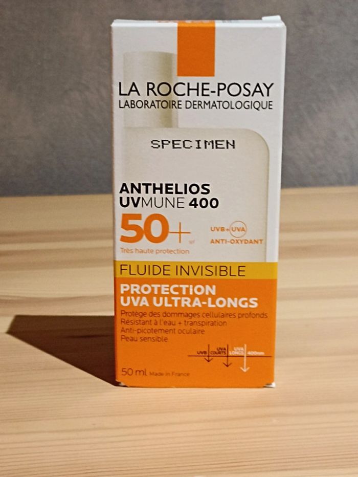 Anthelios uvmune 400 50+ fluide invisible la roche Posay 50ml