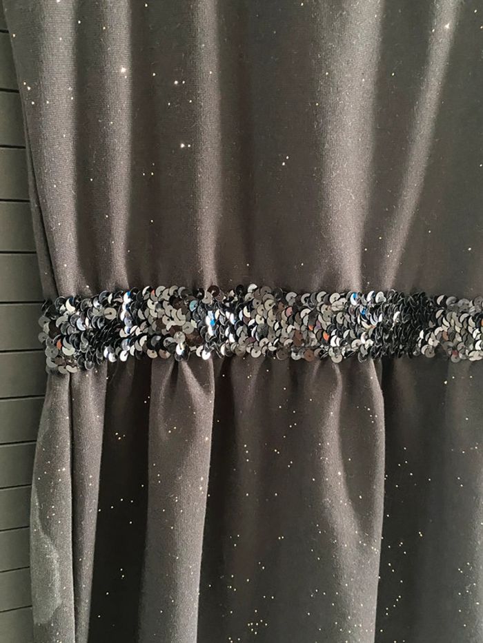 robe noire à paillettes fille Lili Marelle 8 ans - photo numéro 2