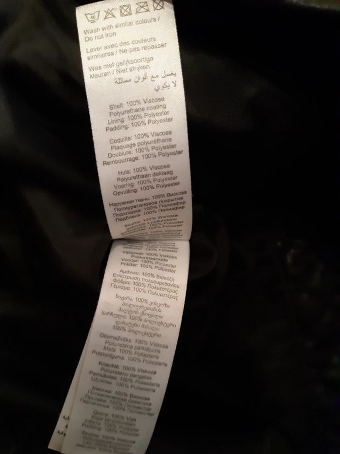 Blouson noir femme - photo numéro 6