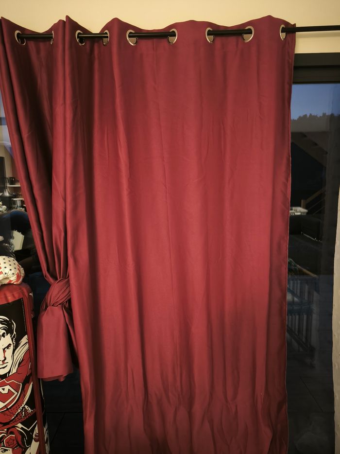 Rideau opac lot de 2