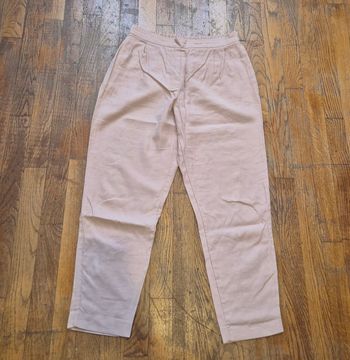 Pantalon femme ajusté Zara rose clair Taille 36 S