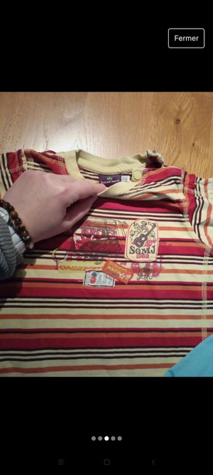 Lot de 1 bermuda et 2 t-shirts taille 3 ans en très bon état. - photo numéro 3