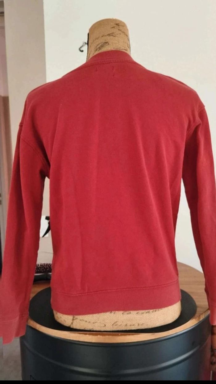 Sweat bordeaux taille xs avec écritures true love - photo numéro 6