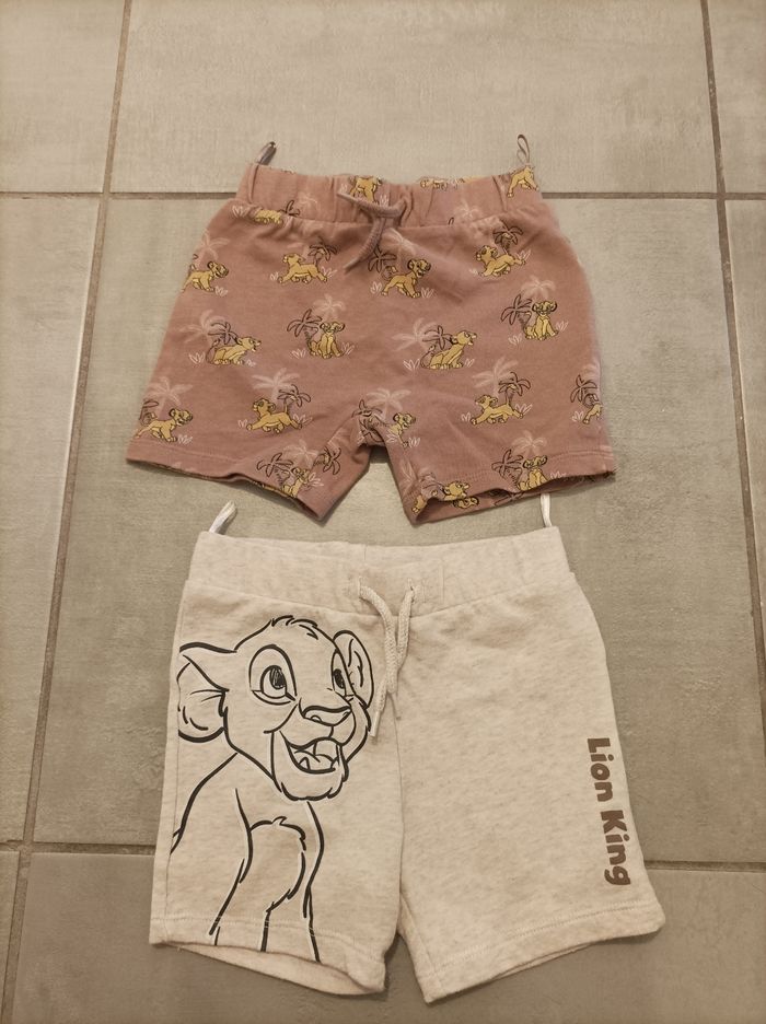 Shorts Le Roi Lion 18-24 mois neufs