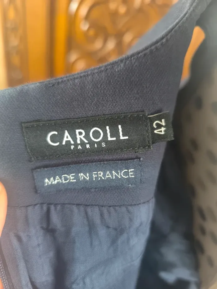 Jolie robe droite marine - photo numéro 6