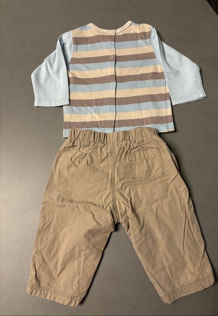 Ensemble t shirt et pantalon petit bisou - photo numéro 4