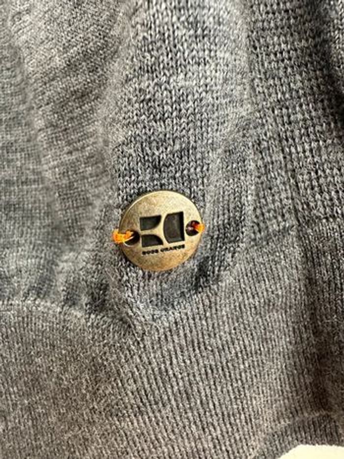 Cardigan homme Hugo Boss Orange homme - gris foncé - taille M - photo numéro 2