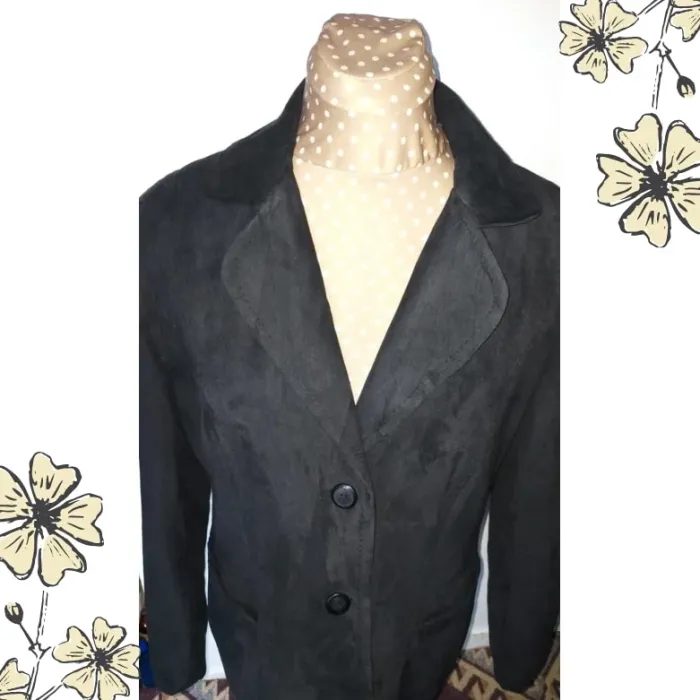 Veste noire vintage femme, Kim Rogers Signature, taille M, parfait état - photo numéro 5