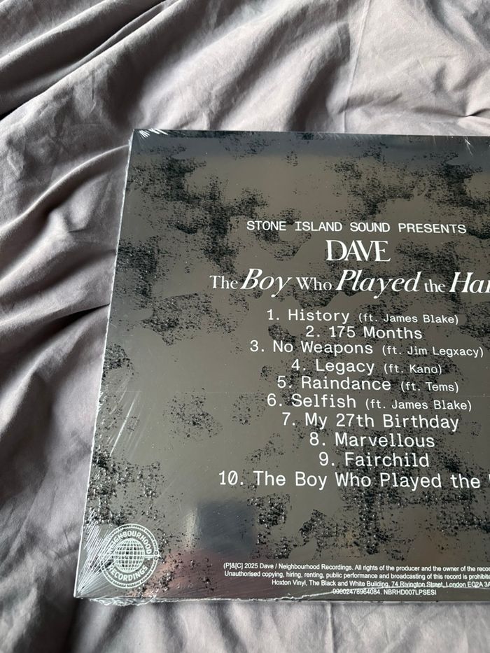 Vinyl Stone Island Sound x Dave - The Boy Who Played the Harp - photo numéro 5