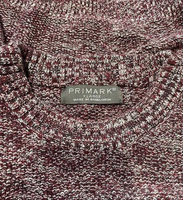 Pull d’hiver Primark Bordeaux Homme taille XL Primark - photo numéro 4