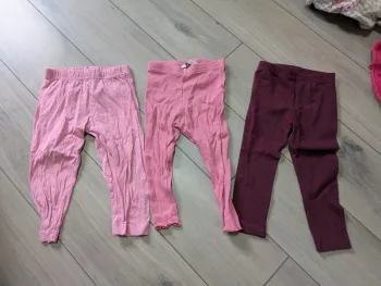 Lot de 3 leggings filles 12-18 mois zeeman